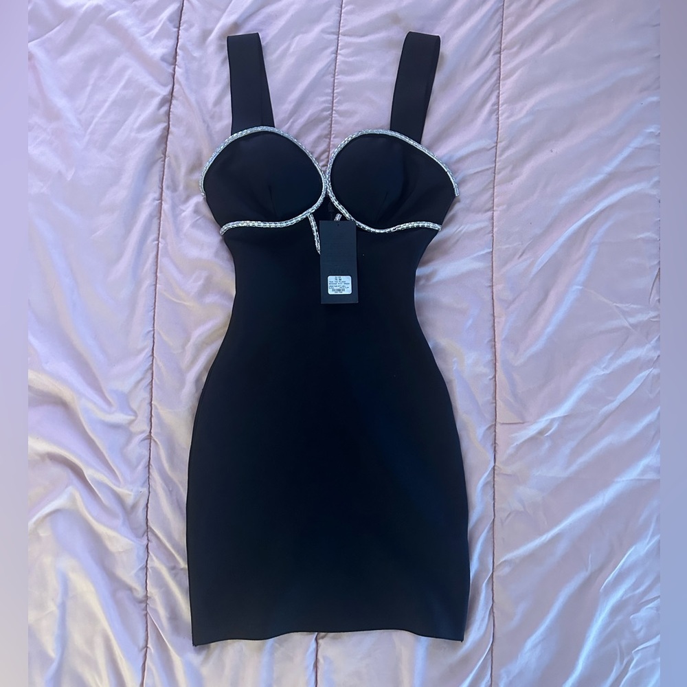 Akira “Take the Plunge Bandage Mini Dress”women’s size medium BRAND NEW